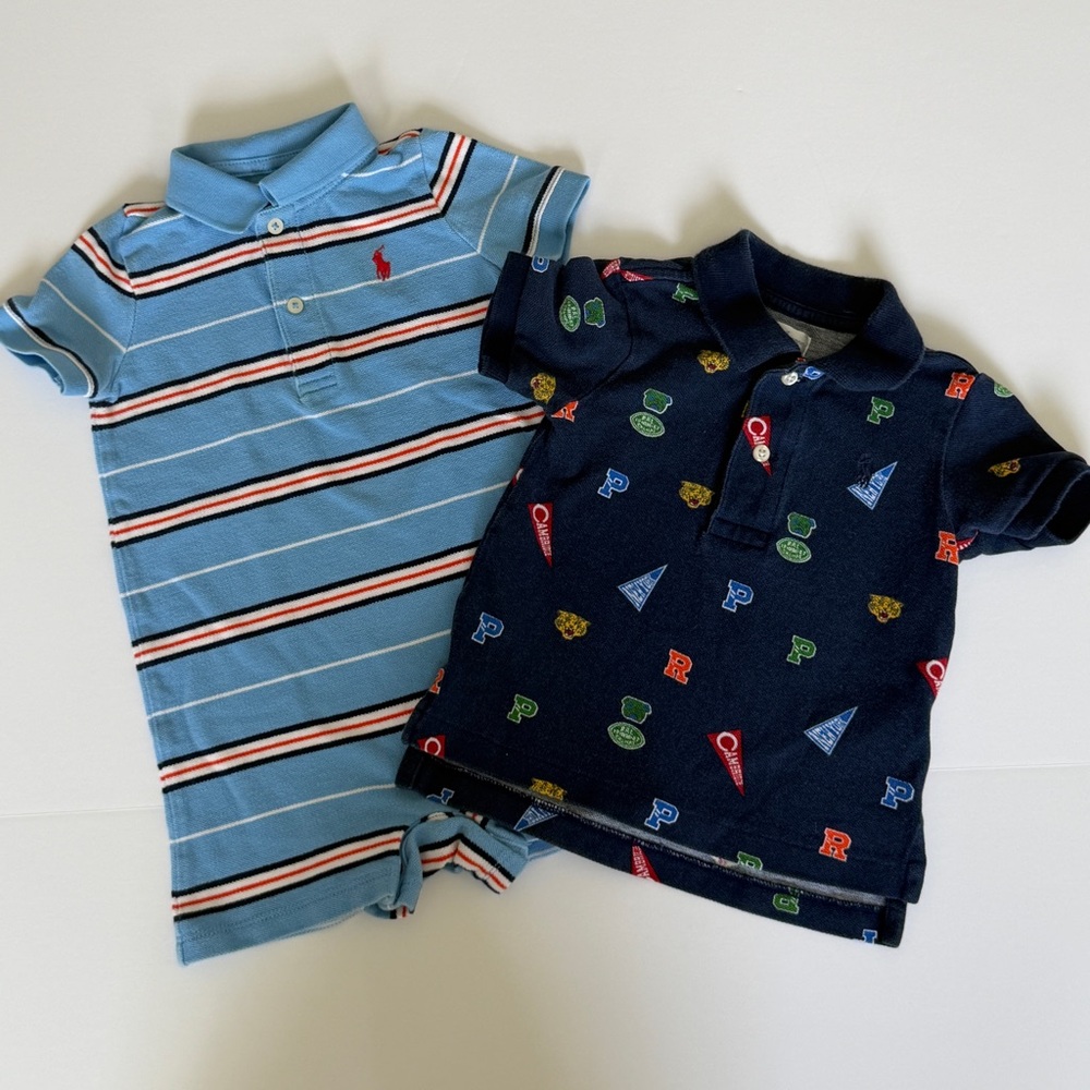 Ralph Lauren (lot of 2) 9 month polo and shortall